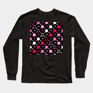 Valentine's Polka Dots Long Sleeve T-Shirt